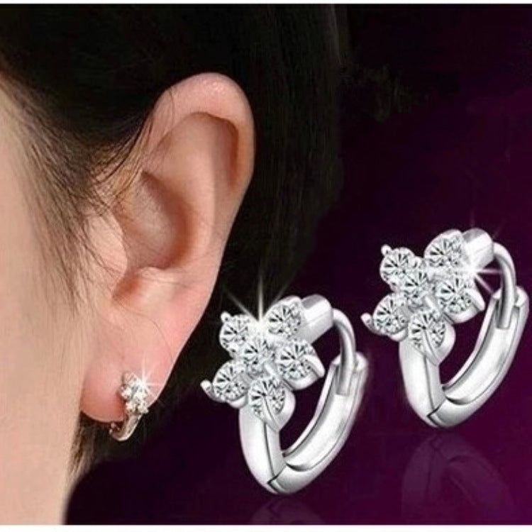 Damenohrringe mit funkelnden Kristallen Shop Nory