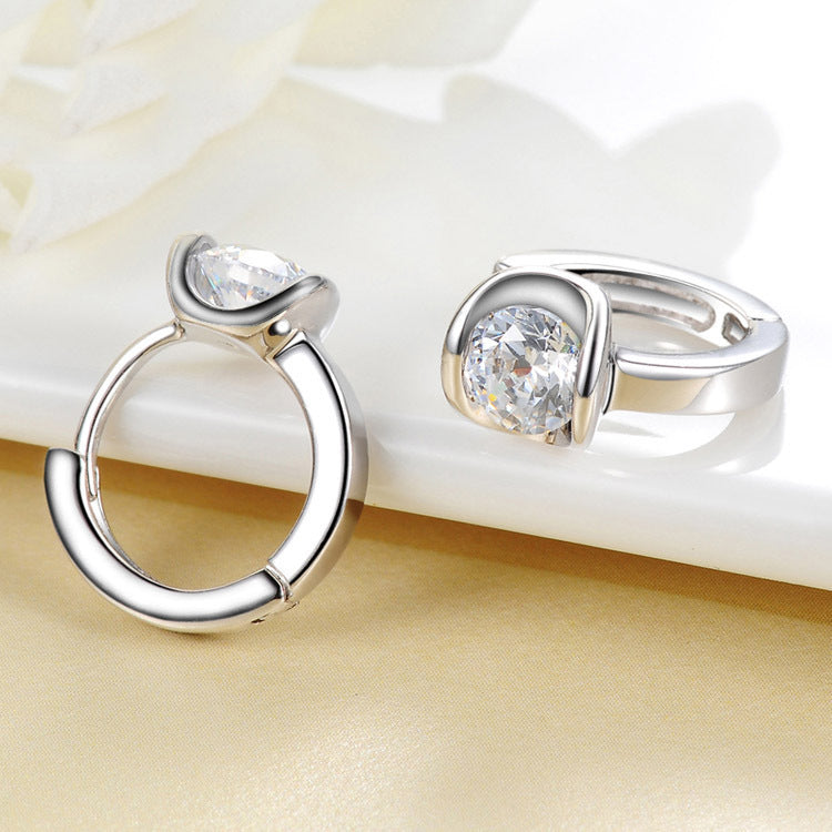 Damenohrringe mit elegantem Zirkonia-Besatz Shop Nory