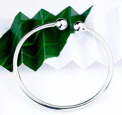 Damen Offener Armreif mit elegantem Kugeldesign Shop Nory