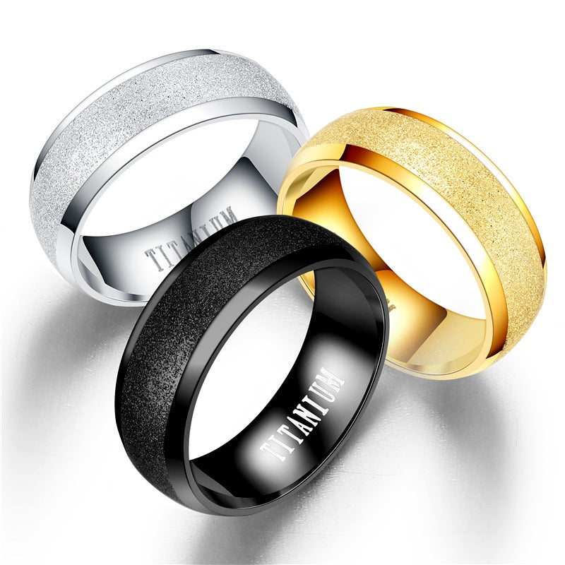 Herren Titanring mit eleganter, satinierter Oberfläche und feinem Glanz Shop Nory
