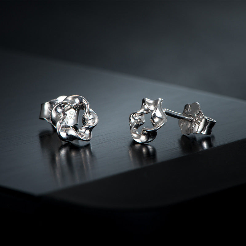 Damen Ohrstecker mit kunstvollem, spiralförmigem Design Shop Nory