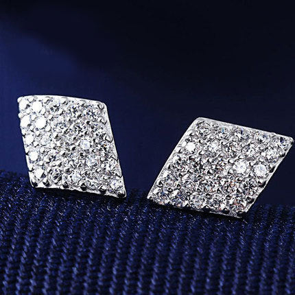 Damen filigrane Ohrringe mit zartem Kristalldekor Shop Nory