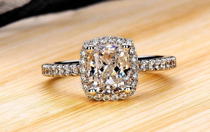Damen Eleganter Zurückhaltender Solitär Ring mit Zirkonia Shop Nory