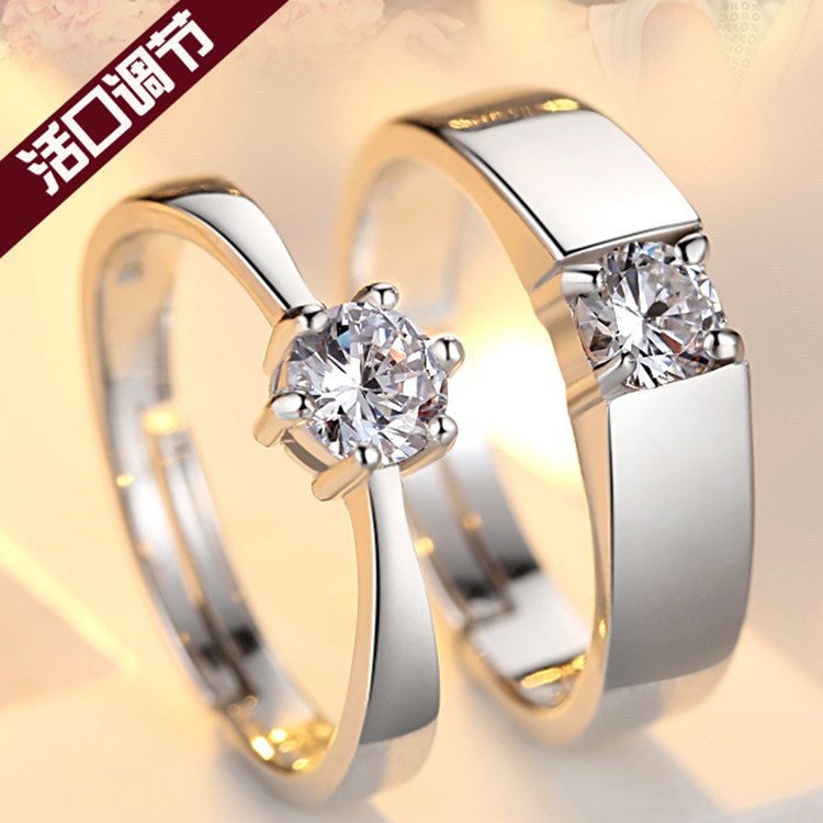 Damen eleganter Solitärring mit klassischem Zirkonia-Besatz Shop Nory