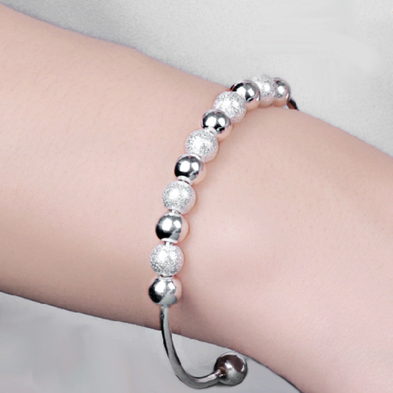 Damen Offenes Armband mit funkelnden Perlen Shop Nory