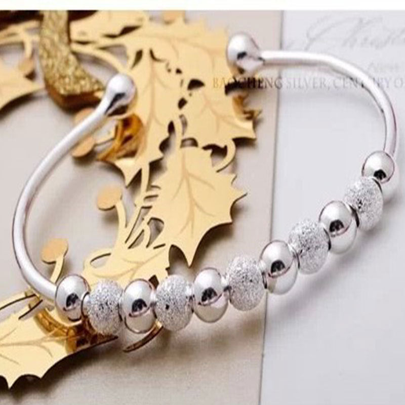 Damen Offenes Armband mit funkelnden Perlen Shop Nory