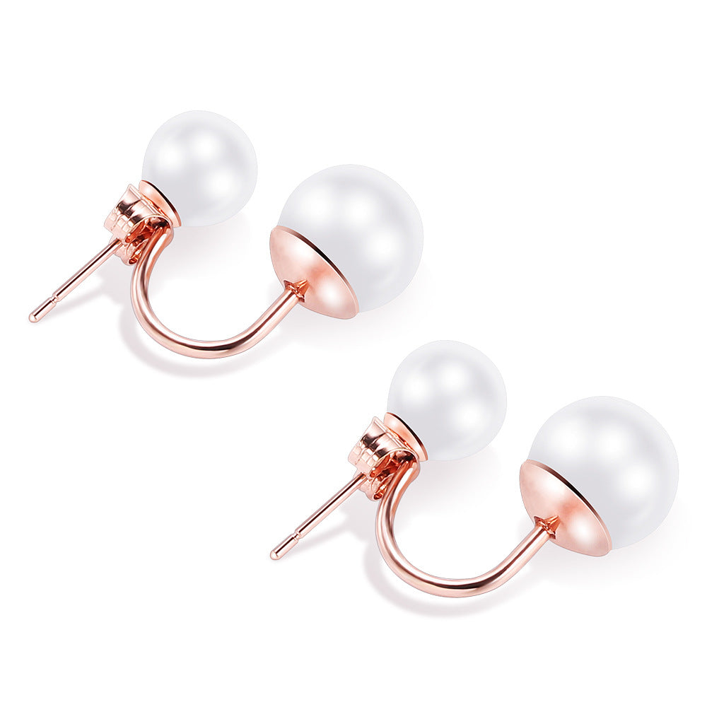 Damen Ohrstecker mit klassischem Perlen-Design Shop Nory