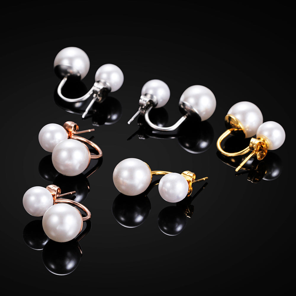Damen Ohrstecker mit klassischem Perlen-Design Shop Nory