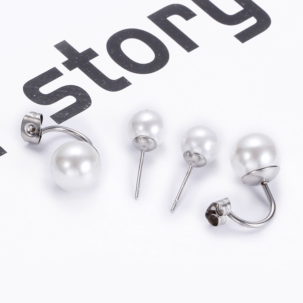 Damen Ohrstecker mit klassischem Perlen-Design Shop Nory