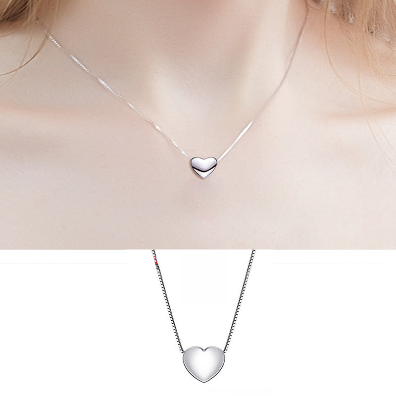 Damen Halskette mit herzförmigem Anhänger aus hochwertigem Edelstahl Shop Nory