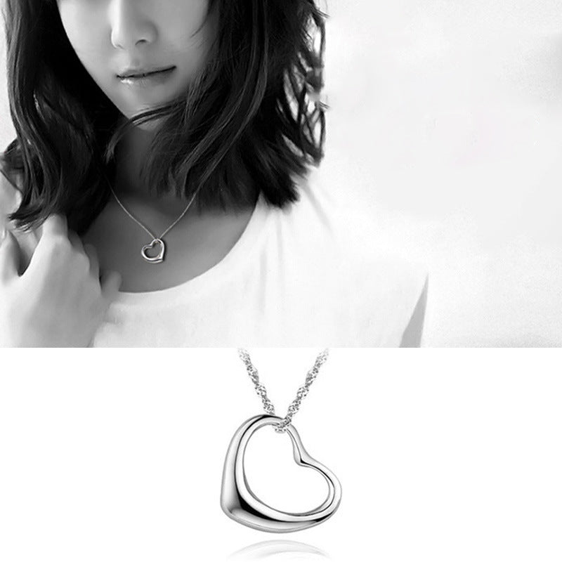 Damen Herzanhänger-Halskette aus hochwertigem Edelstahl mit elegantem Design Shop Nory