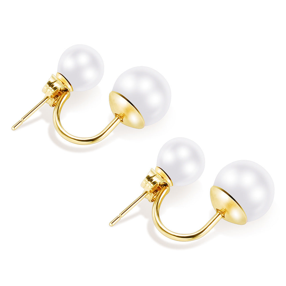 Damen Ohrstecker mit klassischem Perlen-Design Shop Nory