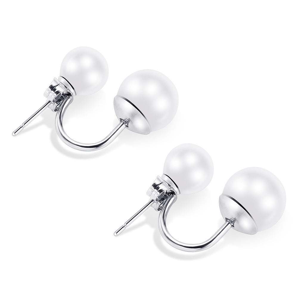 Damen Ohrstecker mit klassischem Perlen-Design Shop Nory
