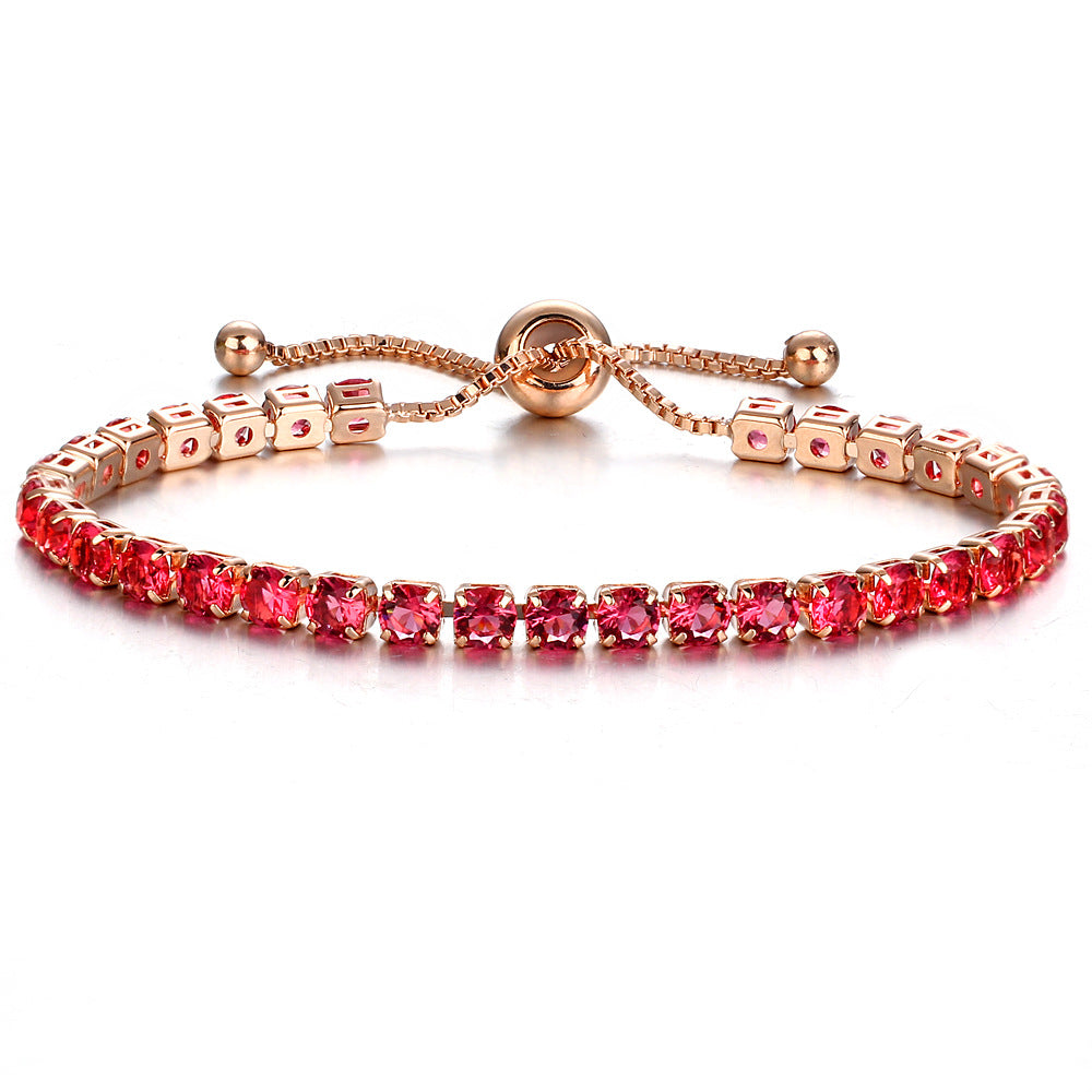 Damenarmband mit funkelnden Kristallen und anpassbarem Verschluss Shop Nory