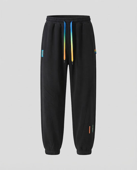 Herren locker geschnittene Sweat‑Joggerhose mit Kordelzug, elastischen Bündchen und Cargo‑Seitentaschen Shop Nory