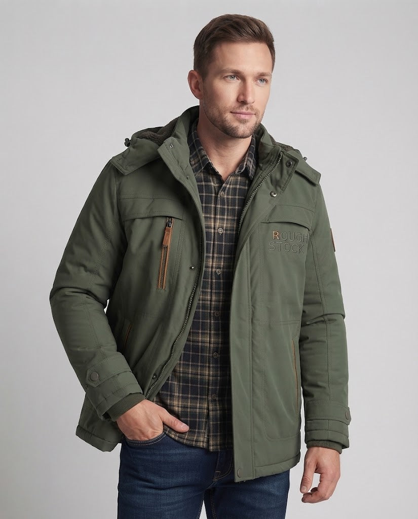 Herren Isolierte Parkajacke Shop Nory