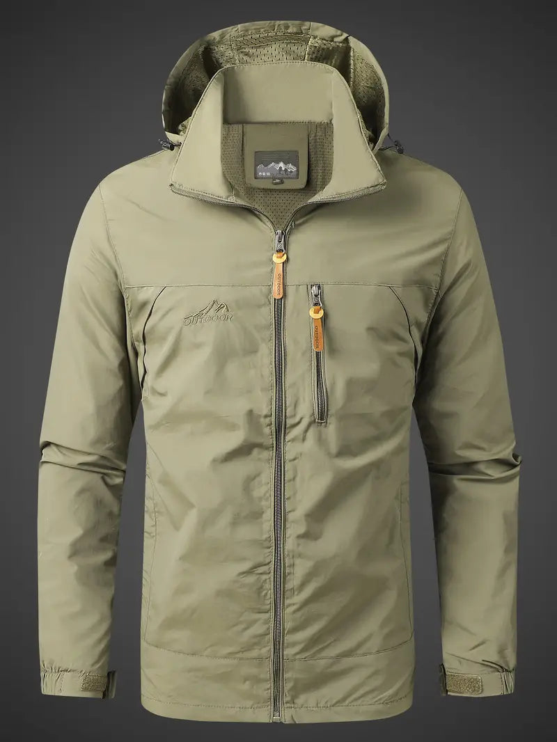 Wasser und Winddichte Herren Outdoor Jacke für Alle Aktivitäten