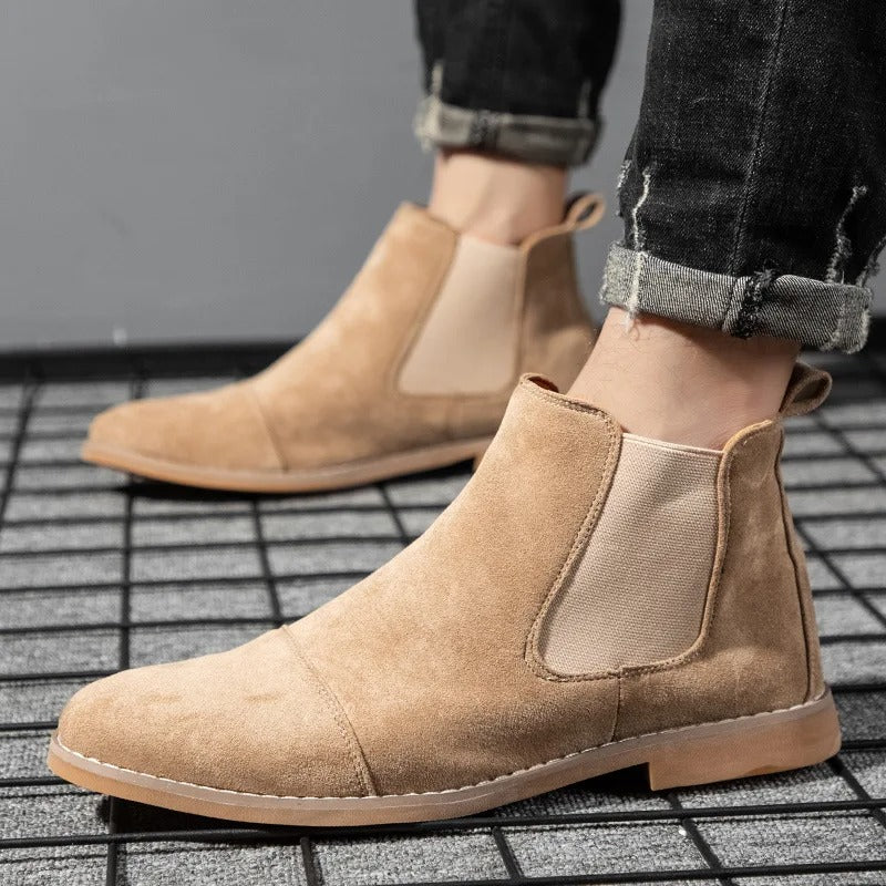 Wildleder Chelsea Boots für Herren Stilvoll & Nachhaltig