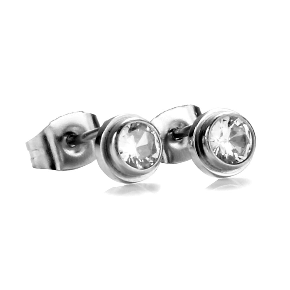 Damen Ohrstecker mit funkelndem Zirkonia-Besatz Shop Nory