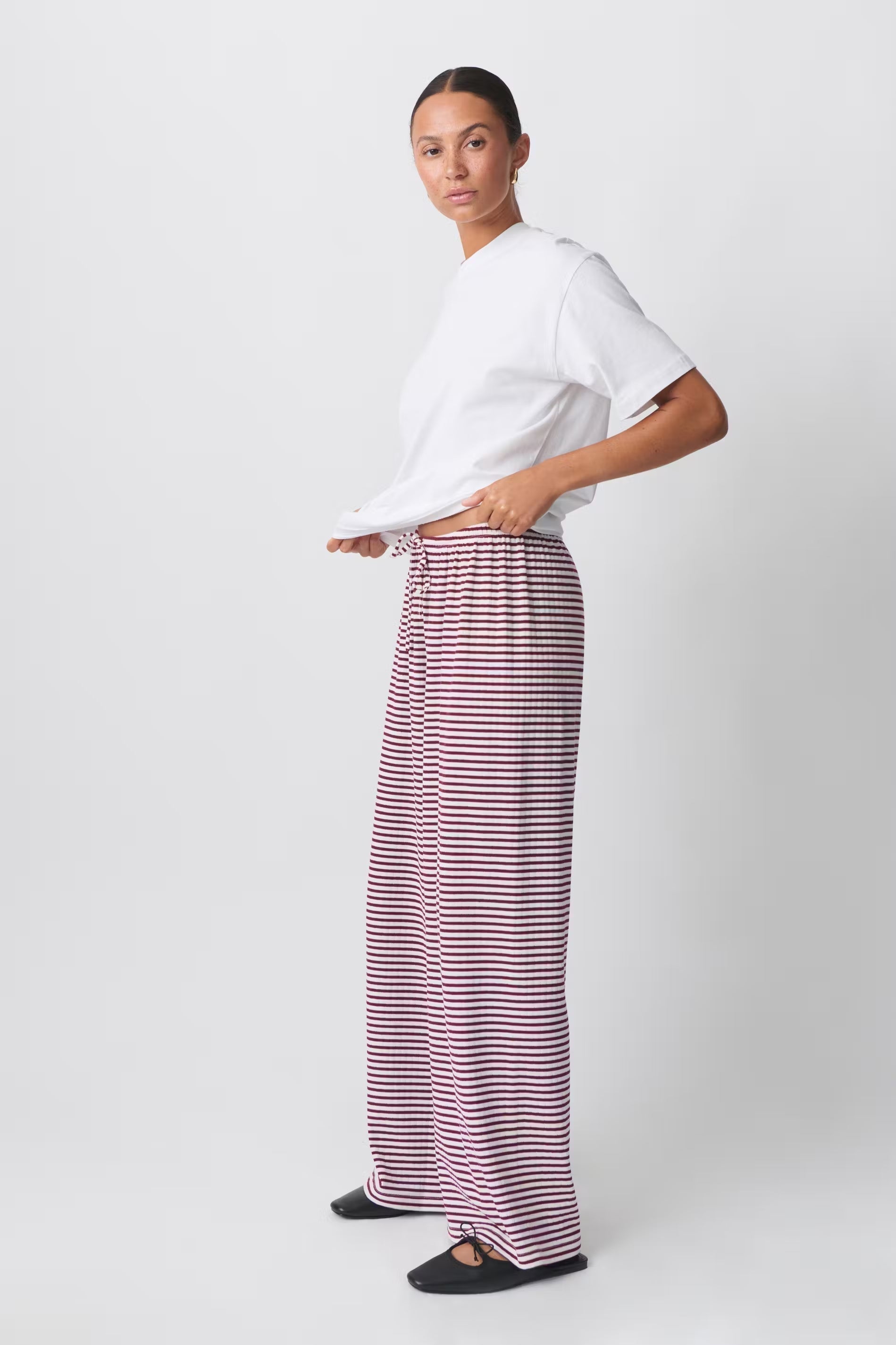 Gestreifte Loungehose