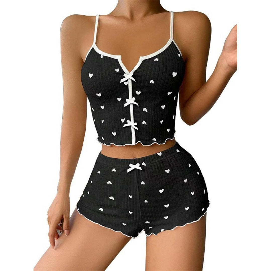 Bedrucktes Pyjama-Set
