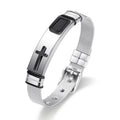 Herren Armkette mit modernem Kreuz-Design Shop Nory