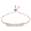 Damen Armband mit funkelnden Zirkonia und verstellbarem Verschluss Shop Nory