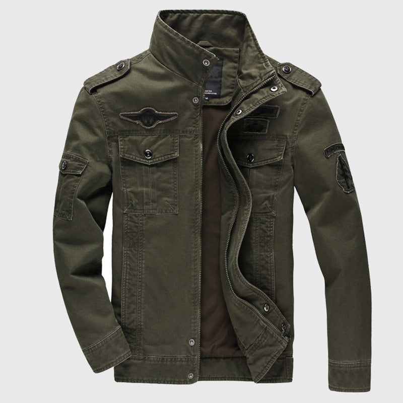 Herren Militärjacke im Biker-Stil Shop Nory