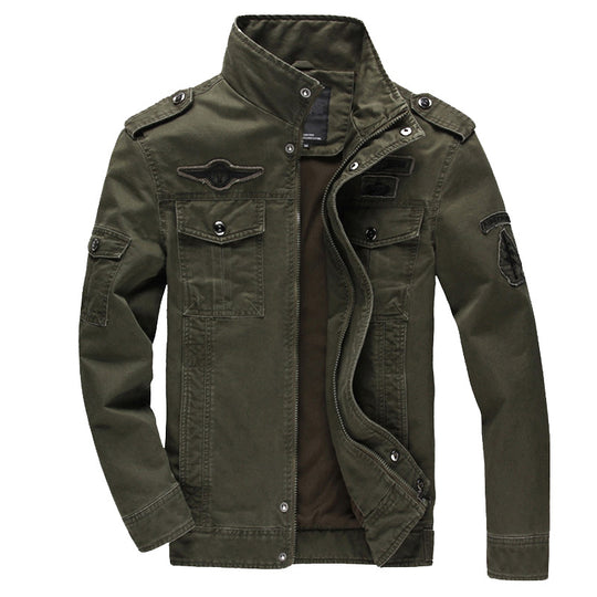 Herren Militärjacke im Biker-Stil Shop Nory