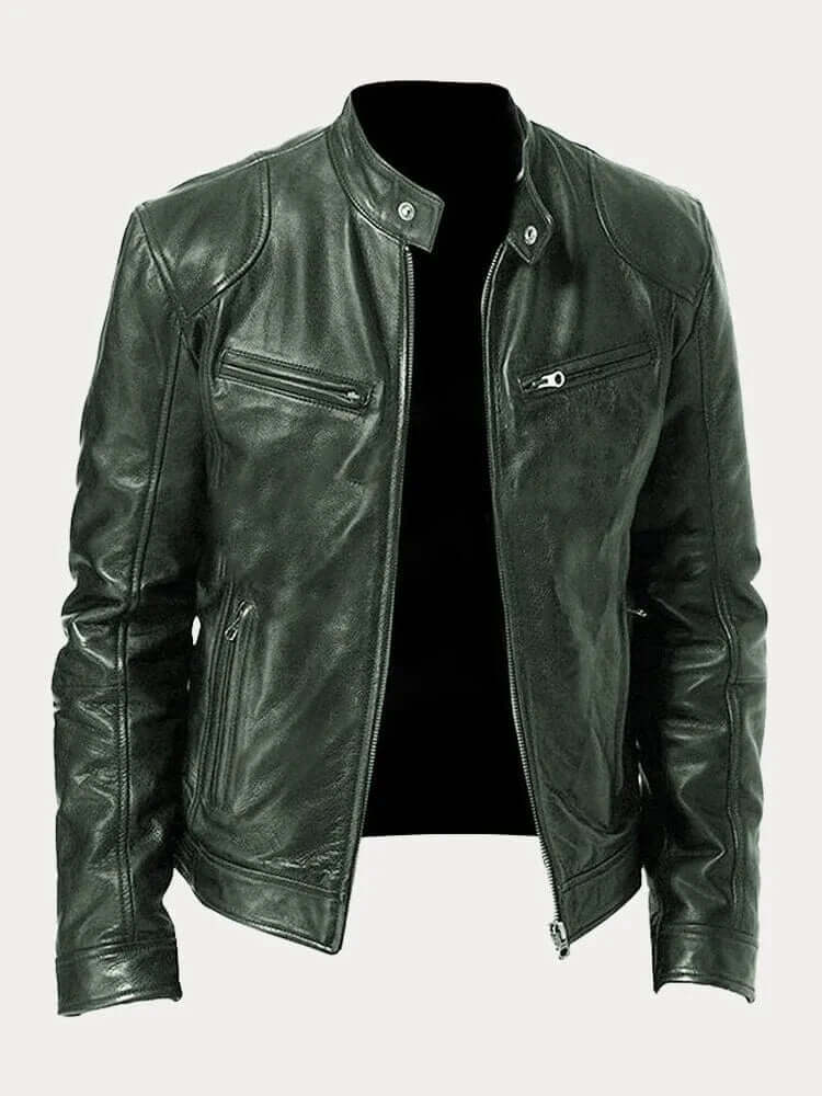 Herren Klassische Lederjacke