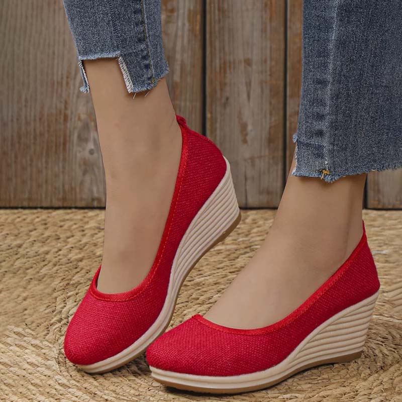 Lässige Keilschuhe