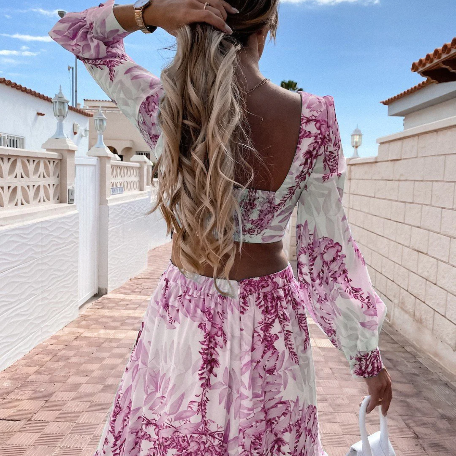 Cut Out Maxikleid mit Mutigem Design für Damen
