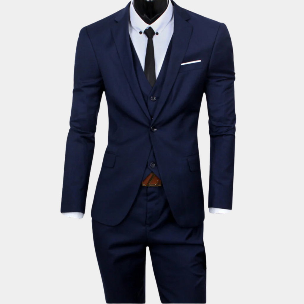 ShopNory | Herren Business Anzug 3-teilig – Sakko, Weste & Hose