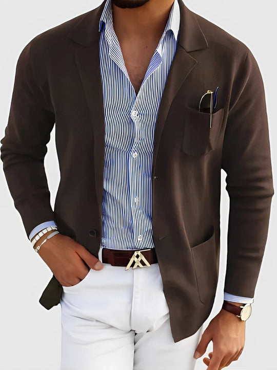 Eleganter Blazer mit Taschen für Männer