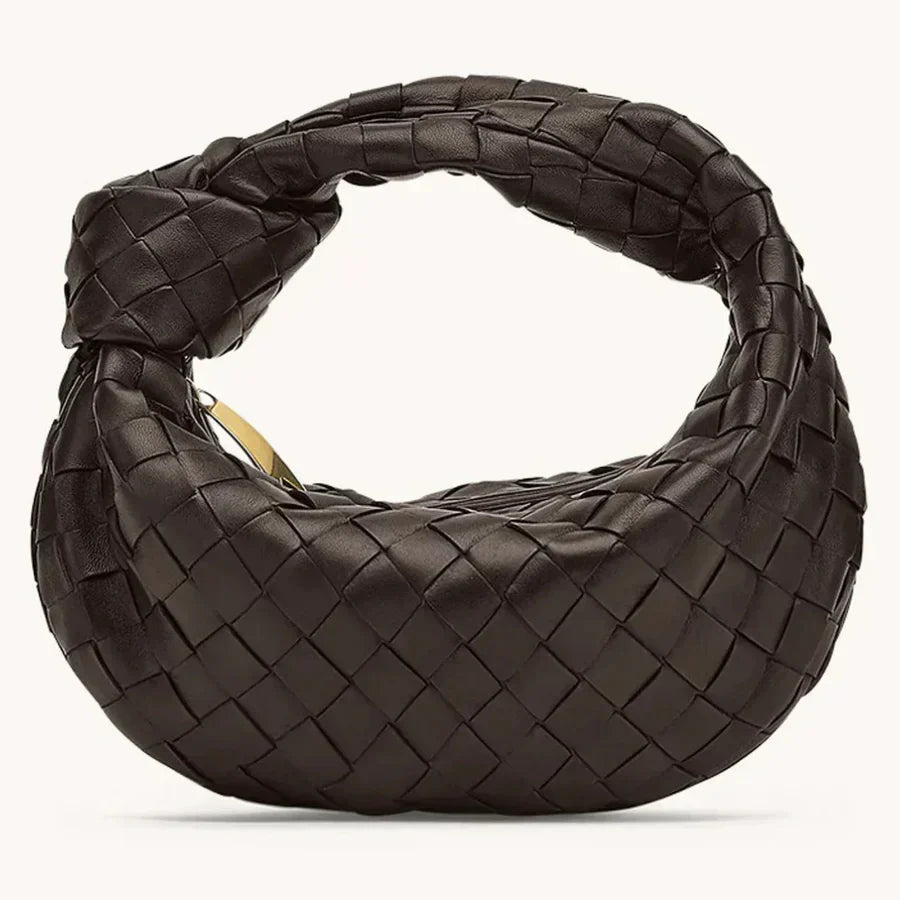 Shopnory | Frauen Handtasche mit Geknotetem Griff Geflochten