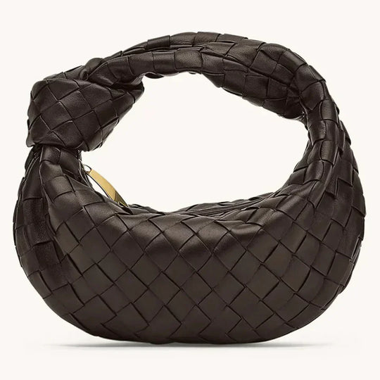 Shopnory | Frauen Handtasche mit Geknotetem Griff Geflochten