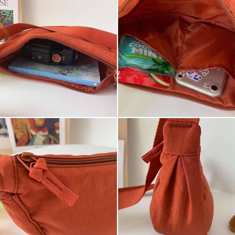 Halbmondförmige Tasche
