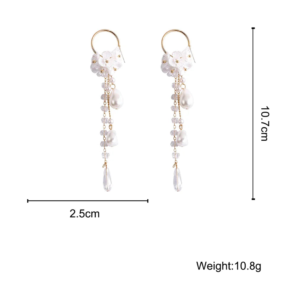 Böhmische Ohrringe mit Perlen und Kristallen | Shop Nory