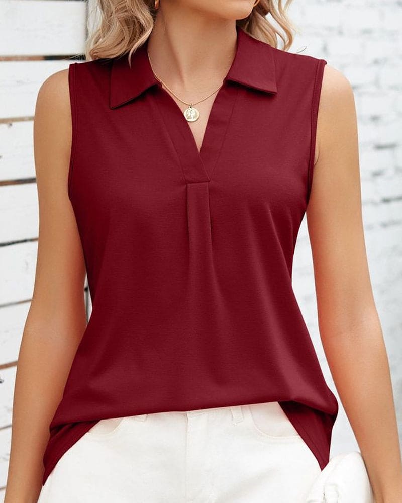 Leichte Ärmellose Bluse