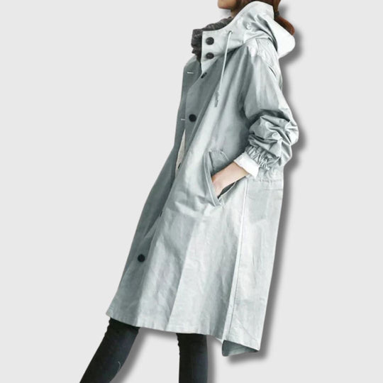 Shopnory | Klassischer Trenchcoat mit Moderner Eleganz