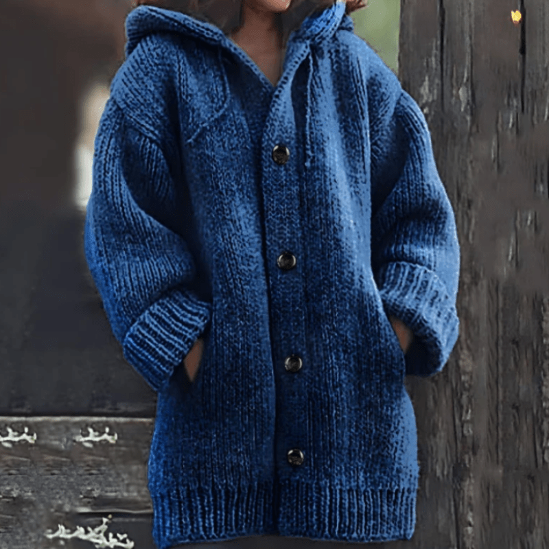 Warme Damen-Strickjacke