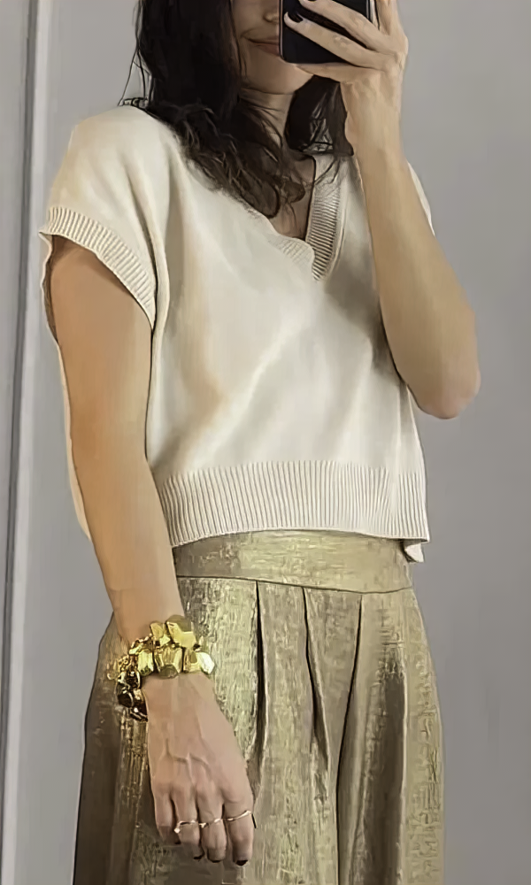 Damen Top- und Hosen-Set mit Bequemem Schnitt & Stylischem Design