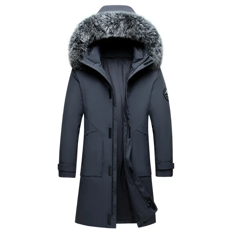 Herren winddichte Winterparka