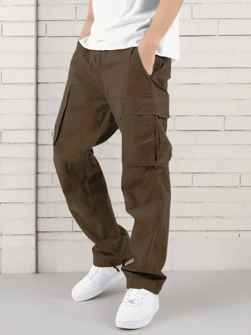 Lässige Jogginghose Herren mit Elastischem Bund und Taschen