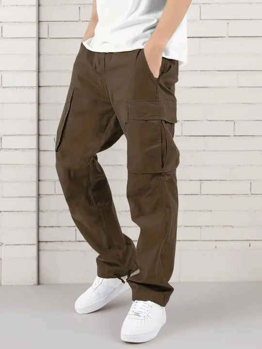 Lässige Jogginghose Herren mit Elastischem Bund und Taschen