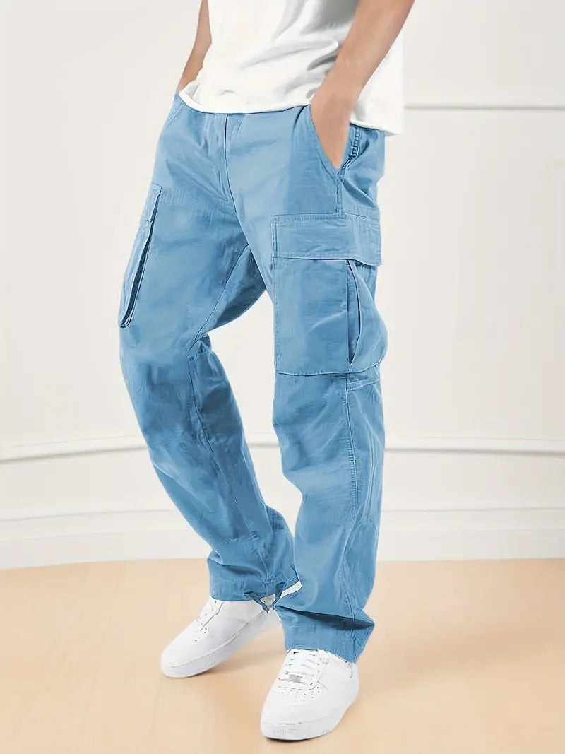 Lässige Jogginghose Herren mit Elastischem Bund und Taschen