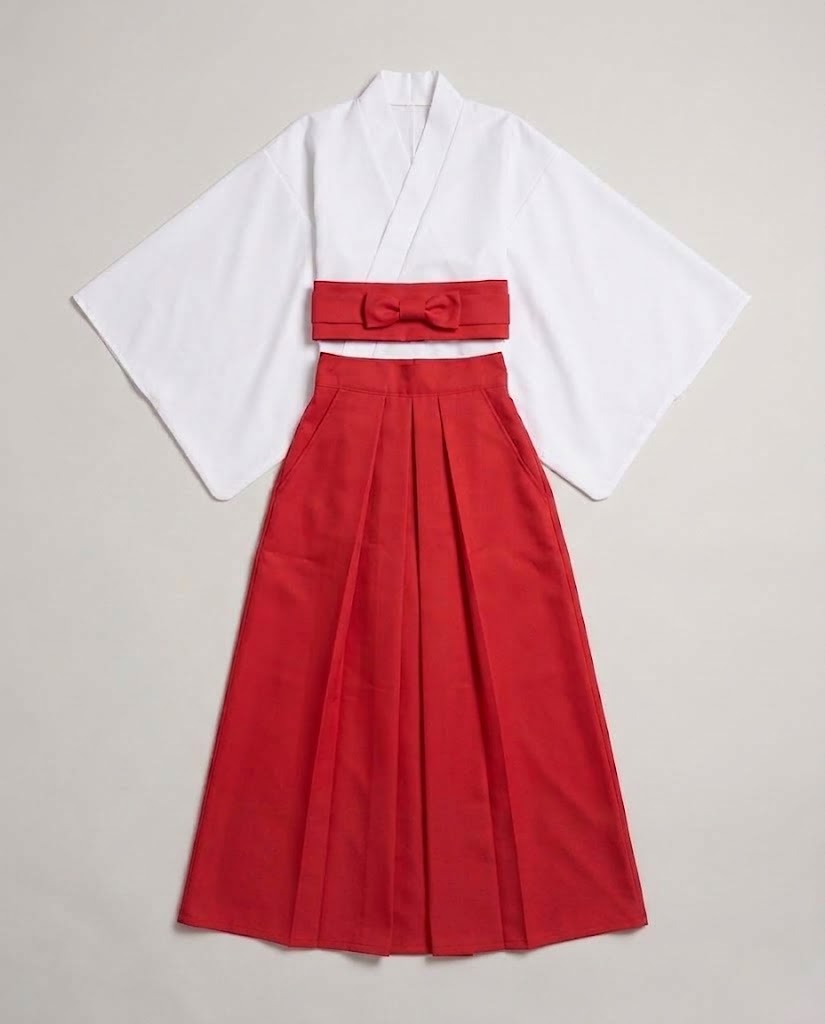 Damen historische Kimono-Robe mit goldenen Verzierungen und Accessoires Shop Nory