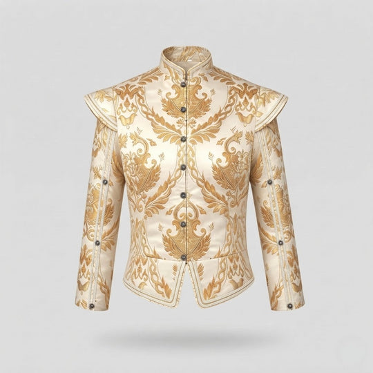 Damen Luxuriöse Jacquard-Jacke mit kunstvollen Stickereien Shop Nory