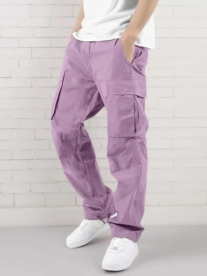 Lässige Jogginghose Herren mit Elastischem Bund und Taschen
