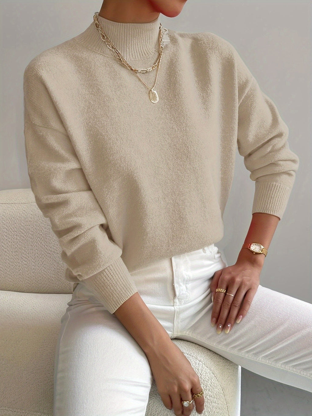 ShopNory | eleganter Rollkragenpullover
